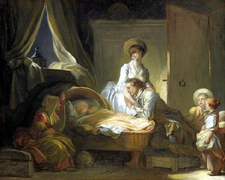 Jean-Honore Fragonard Huile sur toile Norge oil painting art